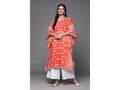 Ahalyaa Women's Traditional wear Kurta Set - Rust | Grocsy