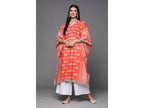 Ahalyaa Women's Traditional wear Kurta Set - Rust | Grocsy