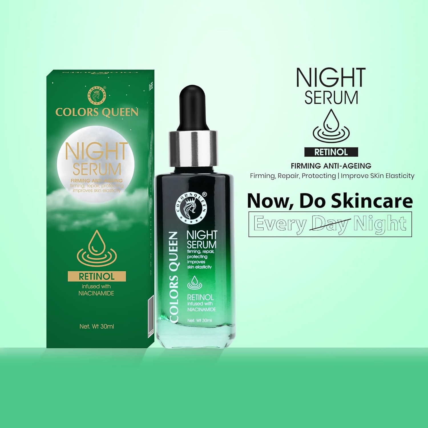 Colors Queen Retinol Night Serum Reduce Fine Lines & Wrinkle | Grocsy