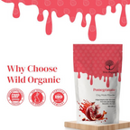 Wild Organic Pomegranate Clay Mask Powder | Grocsy