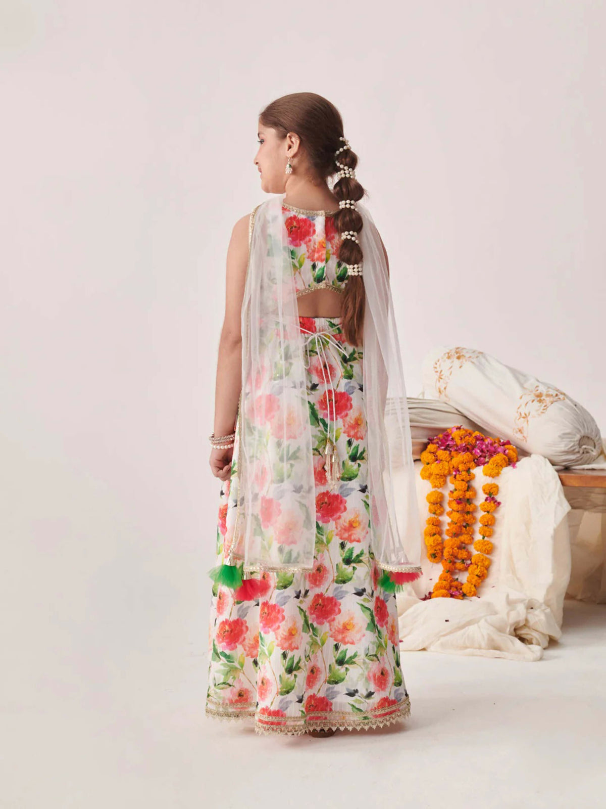 Joban Fashion Girl's Multi Color Lehenga Choli | Grocsy