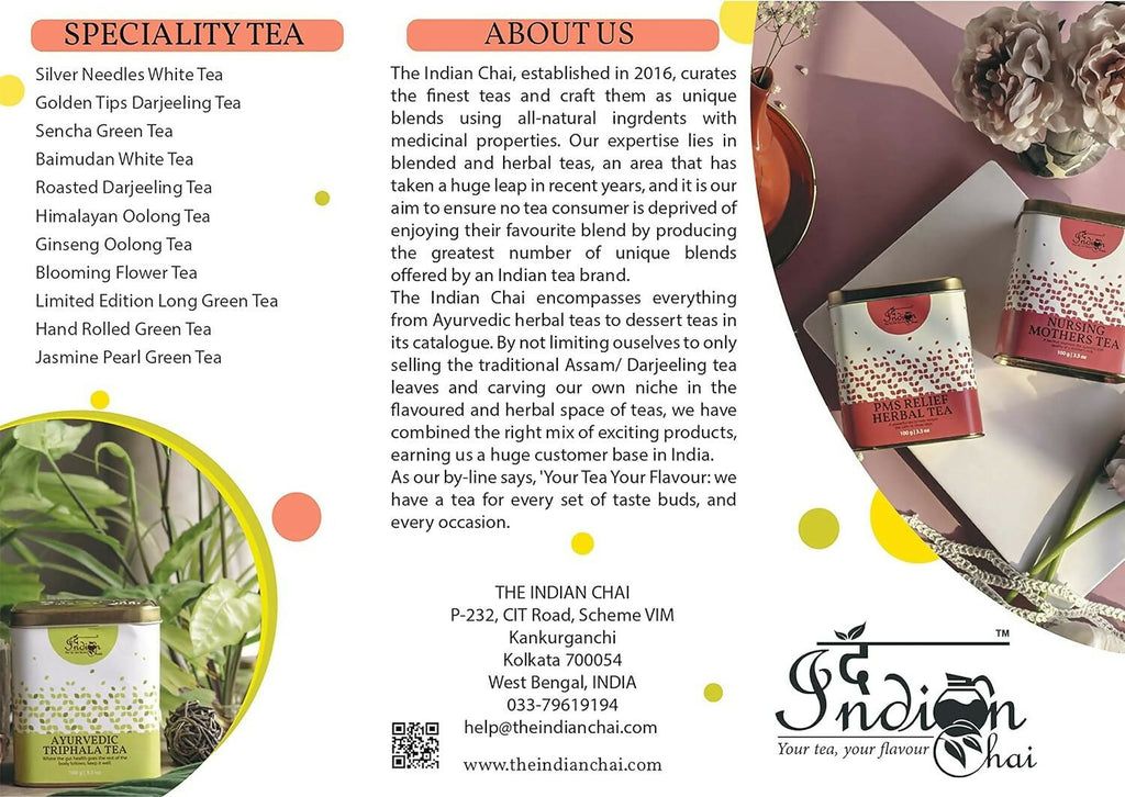 The Indian Chai - Licorice Mulethi Zing Tea 30 Pyramid Tea Bags | Grocsy