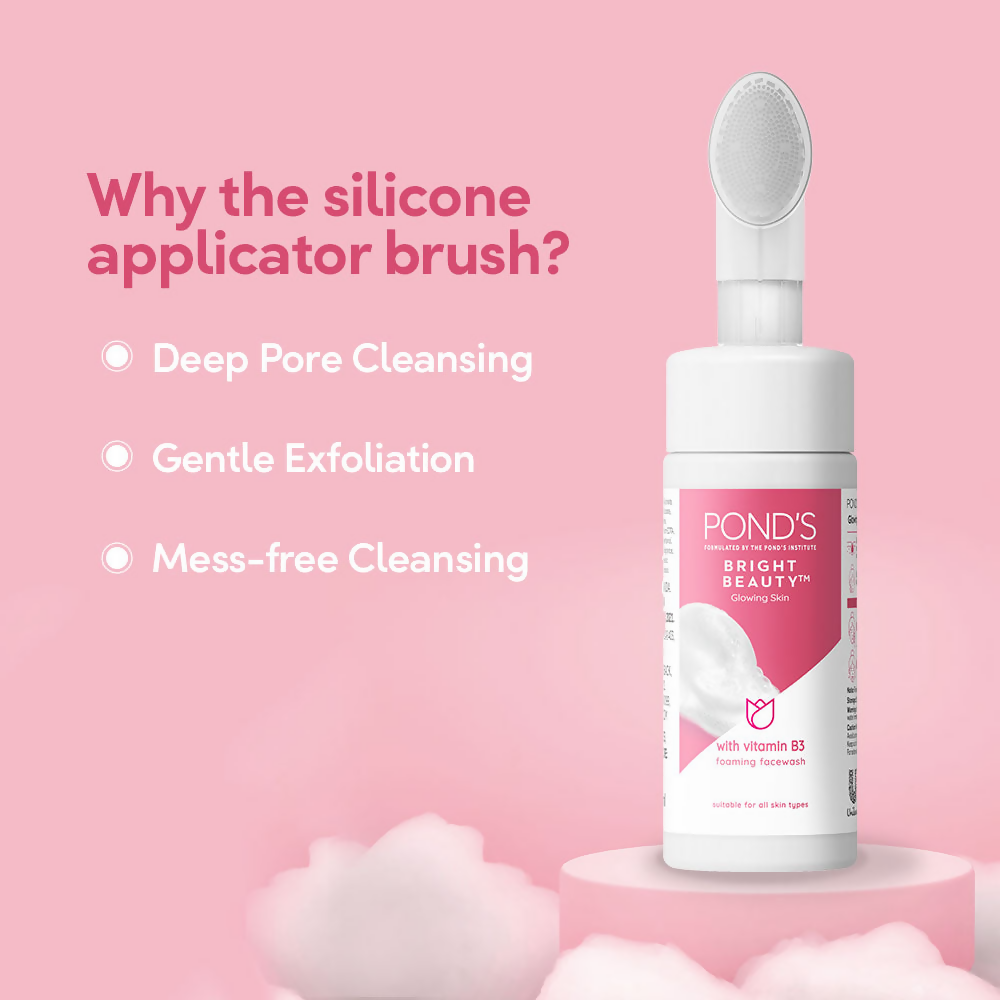 Ponds Bright Beauty With Vitamin B3 Foaming Facewash | Grocsy