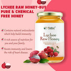 Riddhish Herbals Organic Pure Lychee Raw Honey | Grocsy