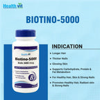 Healthvit Biotino-5000 Capsules | Grocsy