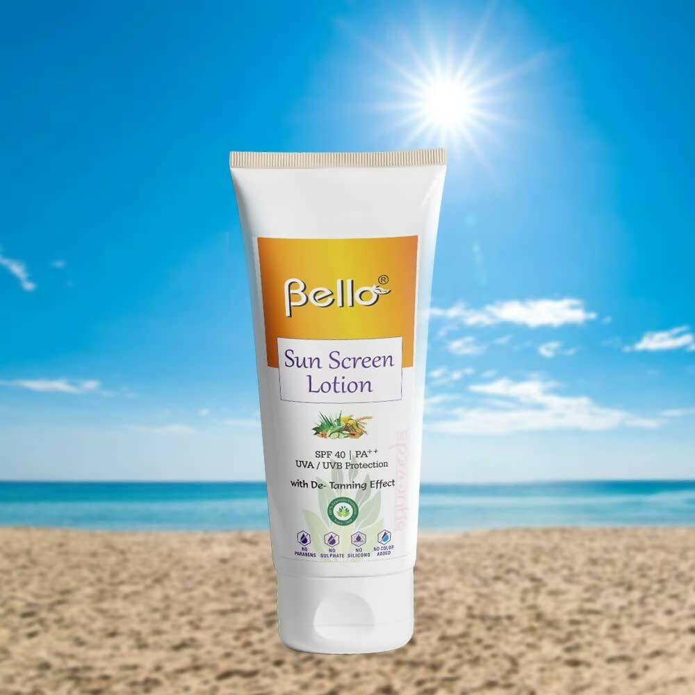 Bello Herbals Sunscreen Lotion SPF 40 | Grocsy