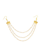 Ruby Raang Gold Pearl Hair Jewelry | Grocsy