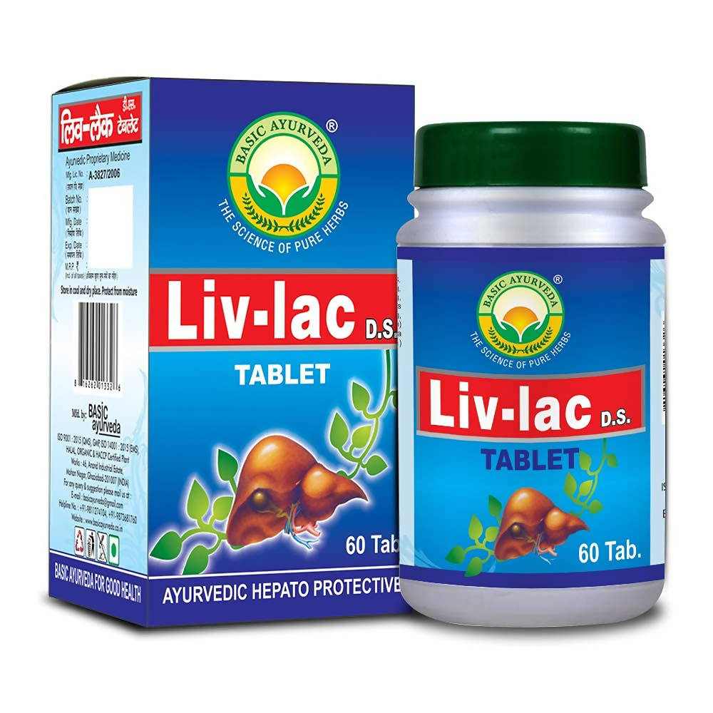 Basic Ayurveda Liv-Lac D.S. Tablets | Grocsy