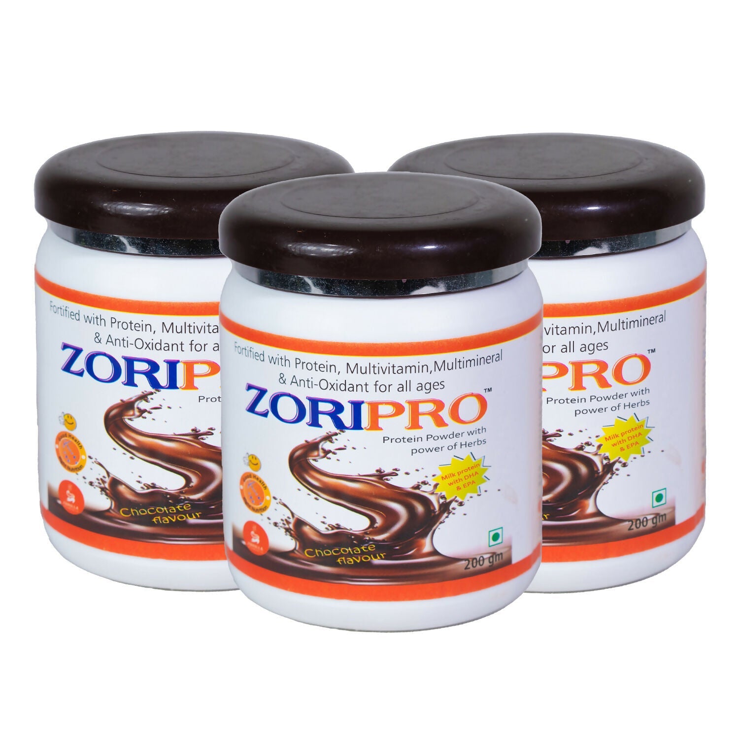 Zorilla Life Science Zoripro Protein Powder - Chocolate I Multivitamin I Multimineral I Anti-Oxidant for all ages I with Power of Herbs | Grocsy