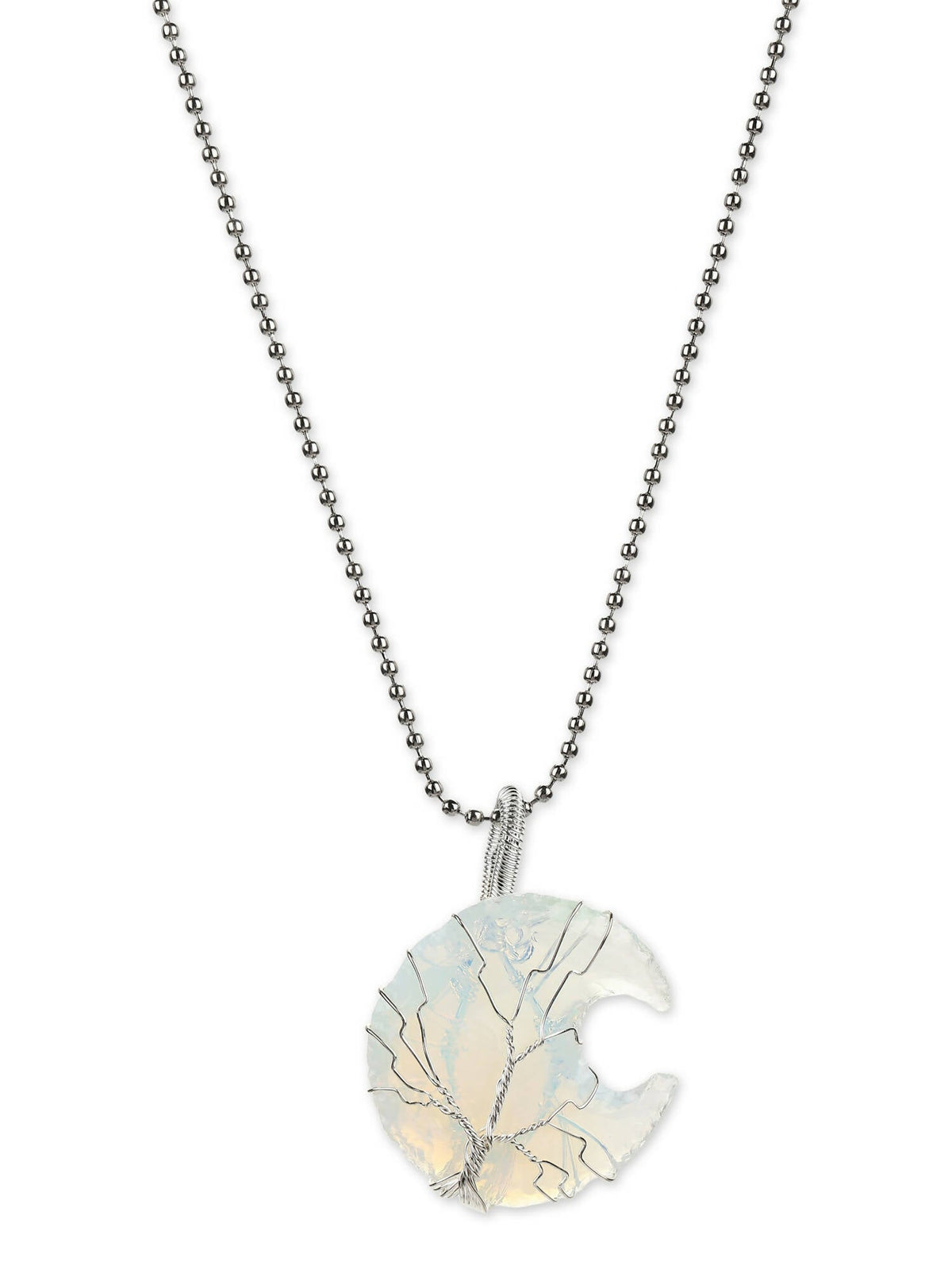 Women's Silver-Toned Blue Silver-Plated Handcrafted Chain - Ruby Raang | Grocsy