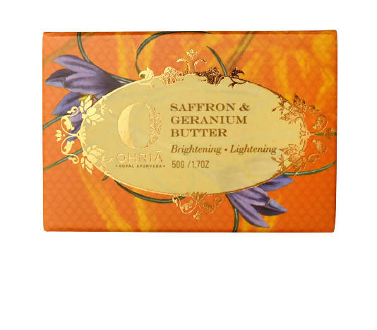 Ohria Ayurveda Saffron & Geranium Butter | Grocsy