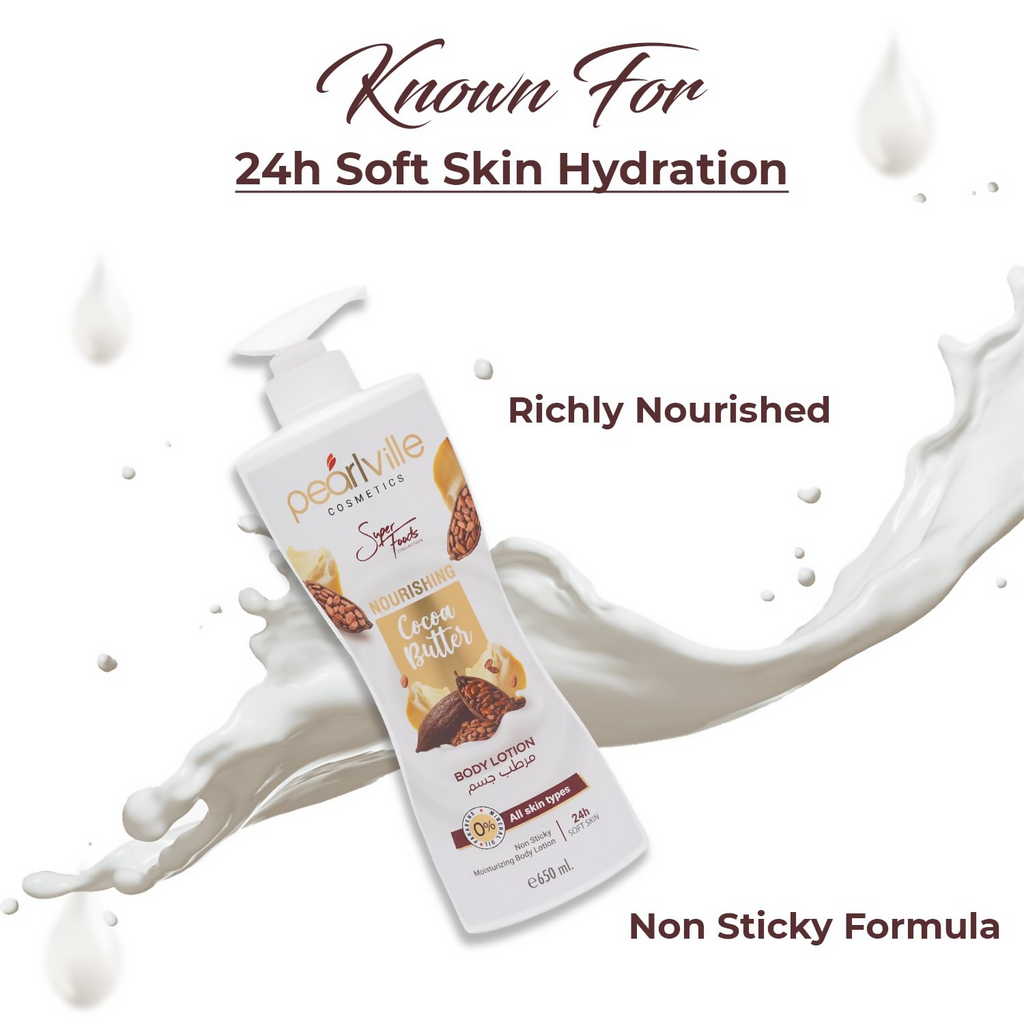 Pearlville Nourishing Cocoa Butter Body Lotion | Grocsy
