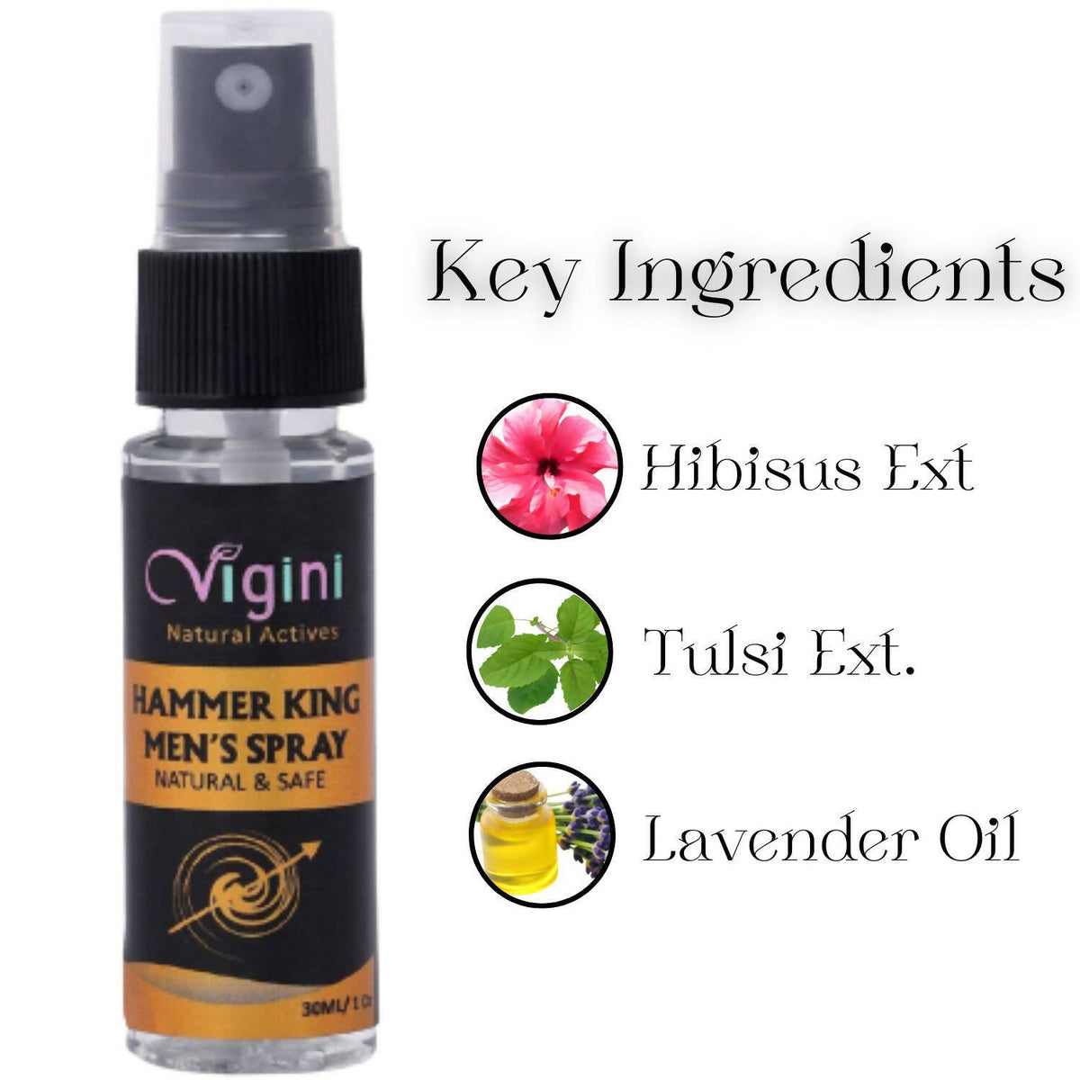 Vigini Natural Hammer King CFC Delay Spray Increase Time for Men | Grocsy