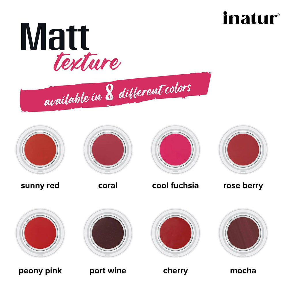Inatur Lip and Cheek Tint Cool Fushia | Grocsy