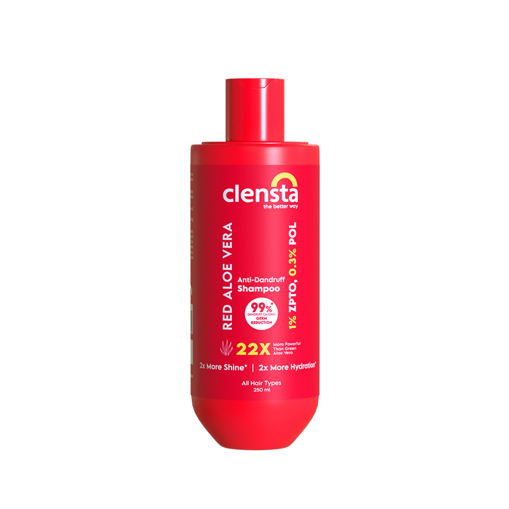 Clensta Red Aloe Vera Anti-Dandruff Shampoo | Grocsy