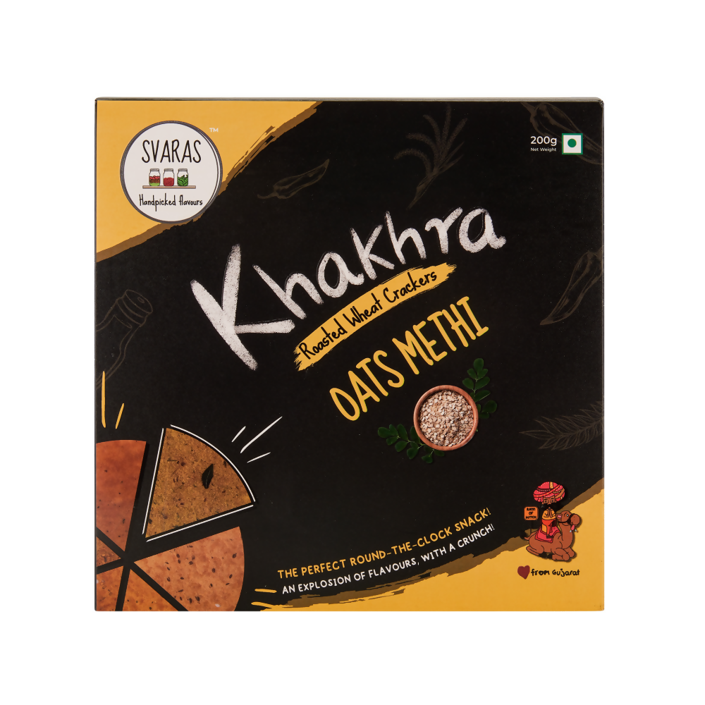 Svaras Oats Methi Khakhra | Grocsy