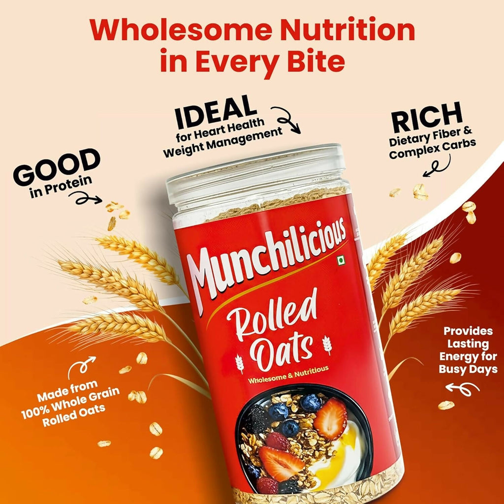 Munchilicious 100% Whole Grain Jumbo Oats | Grocsy