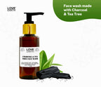 Love Earth Charcoal & Tea Tree Face Wash | Grocsy