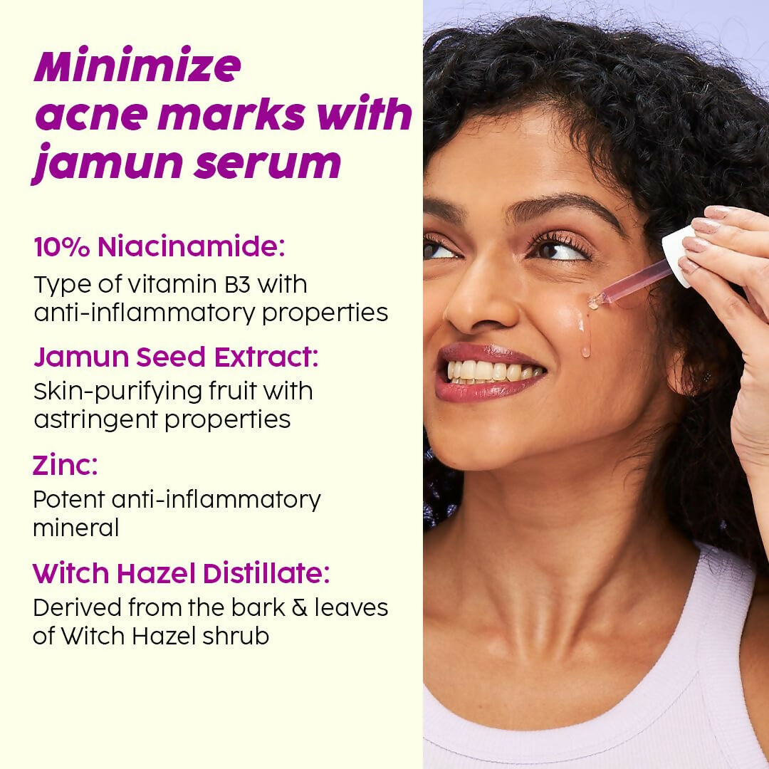 PLIX The Plant Fix 2% Niacinamide and Salicylic Acid Jamun Moisturizer and Serum Combo | Grocsy