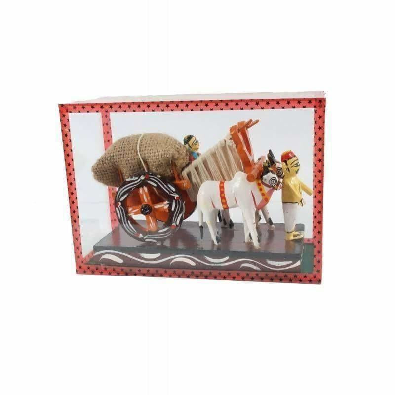 Kondapalli Bullock Cart With Frame(Medium size) | Grocsy