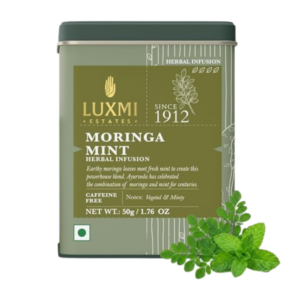 Luxmi Estates Moringa Mint Herbal Infusion | Grocsy