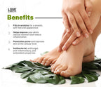Love Earth Organic Foot Cream For Cracked & Dry Heels | Grocsy
