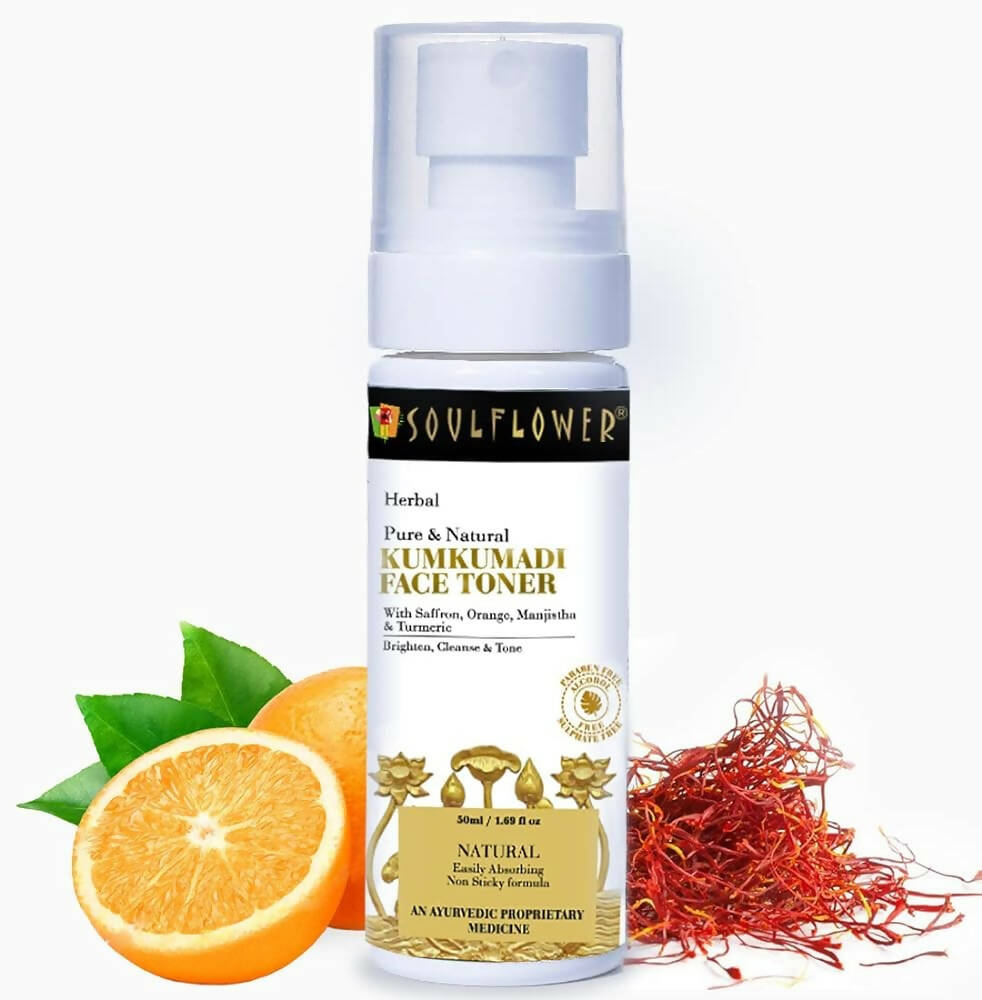 Soulflower Kumkumadi Face Toner Mist | Grocsy