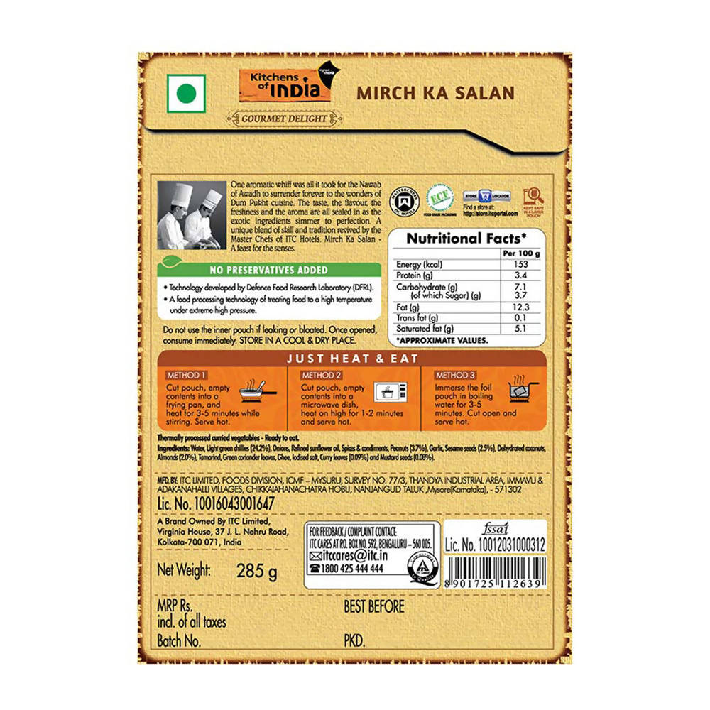 Kitchens of India Mirch Ka Salan | Grocsy