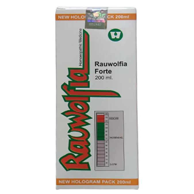Dr. Wellmans Homeopathy Rauwolfia Forte Syrup | Grocsy
