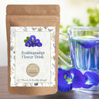 Satvi Wellness Shankhupushpi Flower Tea | Blue Butterfly Pea Tea | Blue Tea Mix | Herbal Tea | Grocsy
