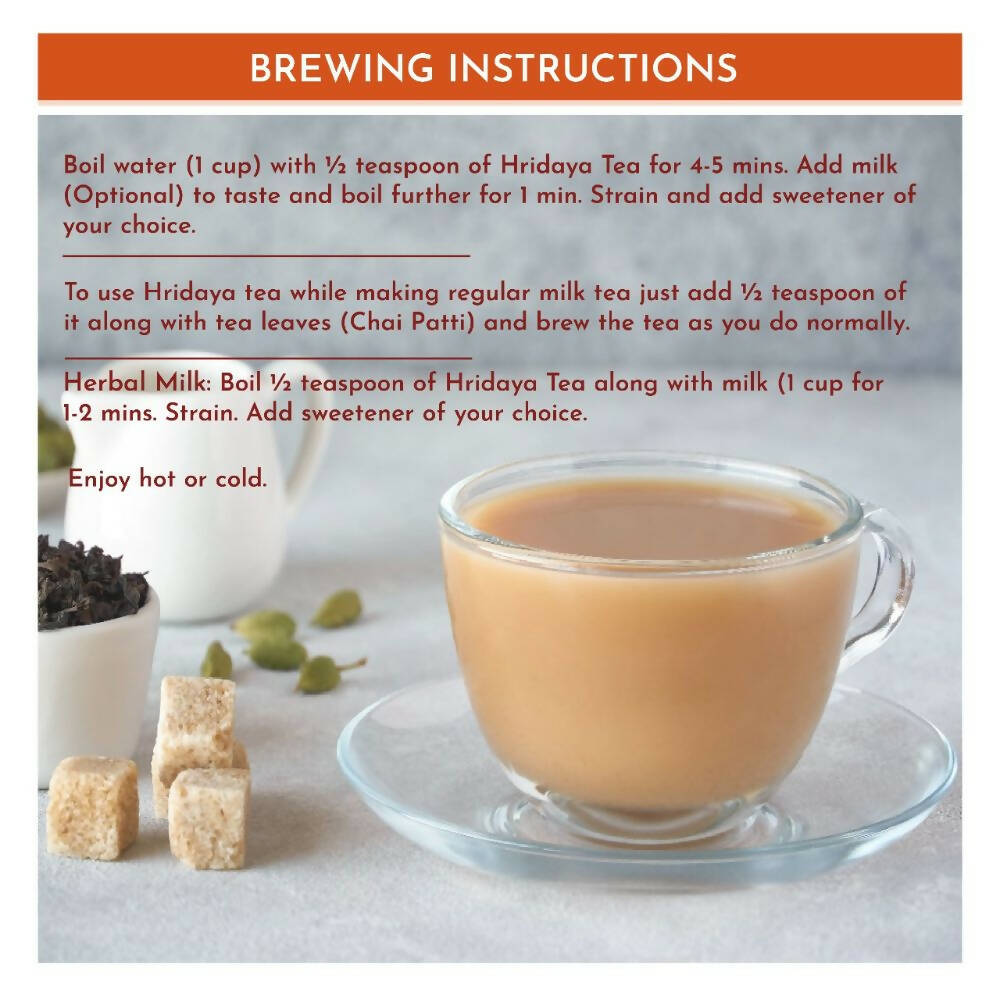 Satv Hridaya Herbal Milk Tea | Grocsy