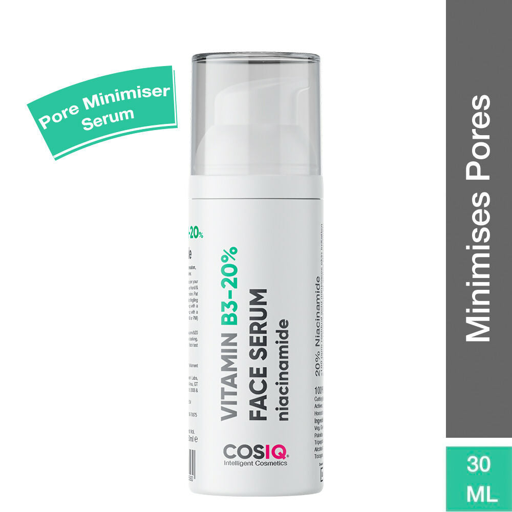 Cos-IQ Niacinamide Vitamin B3-20% Face Serum for Ultra Sensitive Skin | Grocsy