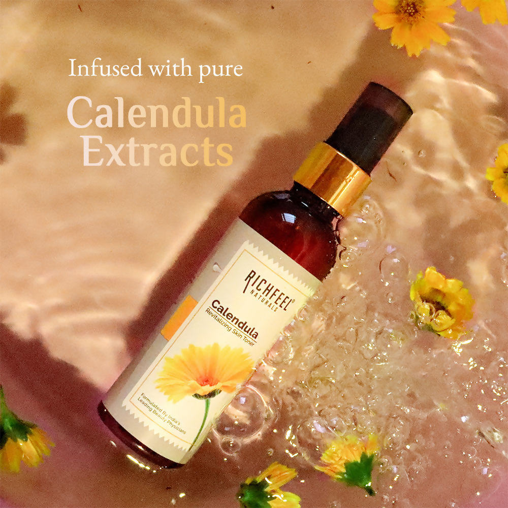 Richfeel Calendula Revitalising Skin Toner | Grocsy