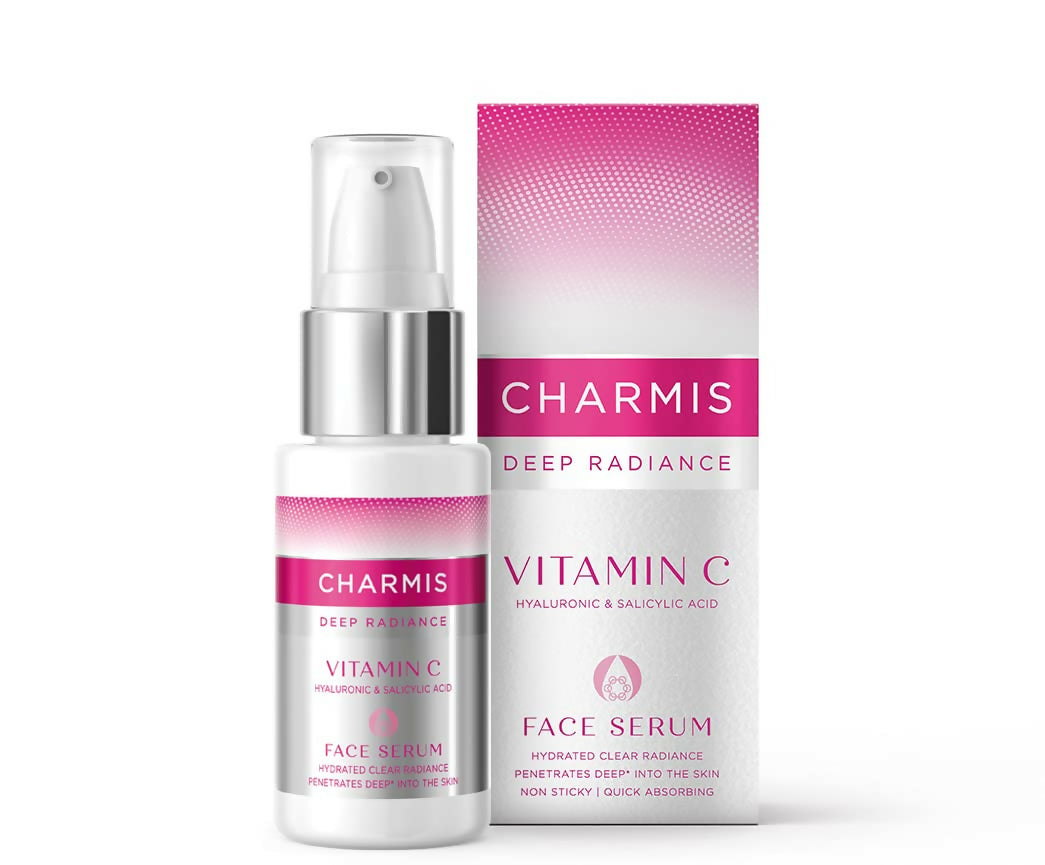 Charmis Deep Radiance Vitamin C Face Serum With Hyaluronic Acid and Salicylic Acid | Grocsy
