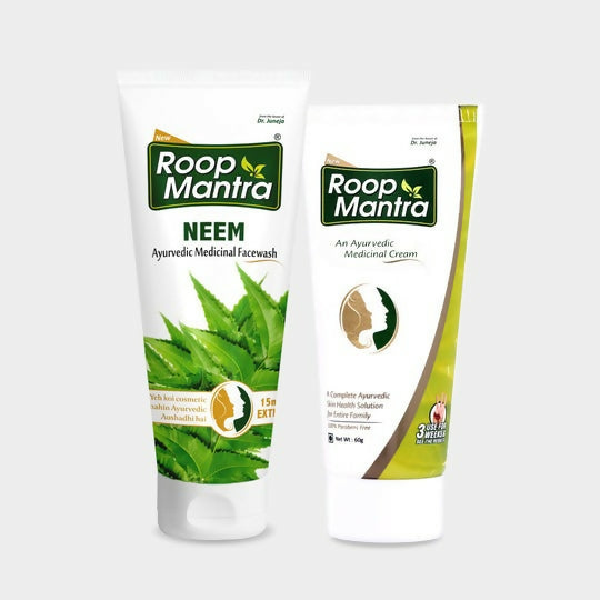 Roop Mantra Face Cream & Neem Face Wash Combo | Grocsy