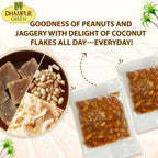 Dhampur Green Coconut Peanut Chikki | Grocsy