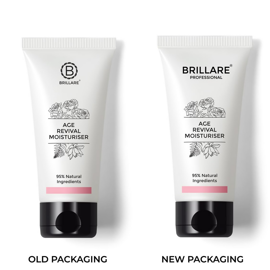 Brillare Age Revival Natural Moisturiser Cream with Indian Rose and Lotus | Grocsy