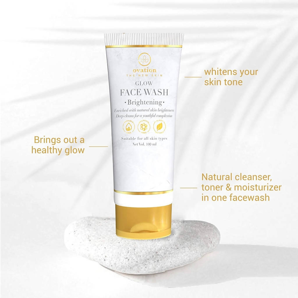 Ovation Glow Brightening Face Wash | Grocsy