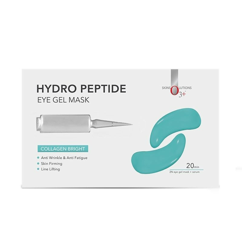 Professional O3+ Hydro Peptide Hydrogel Eye Patch Mask With Collagen & Hyaluronic Acid For Dark Circles | Grocsy