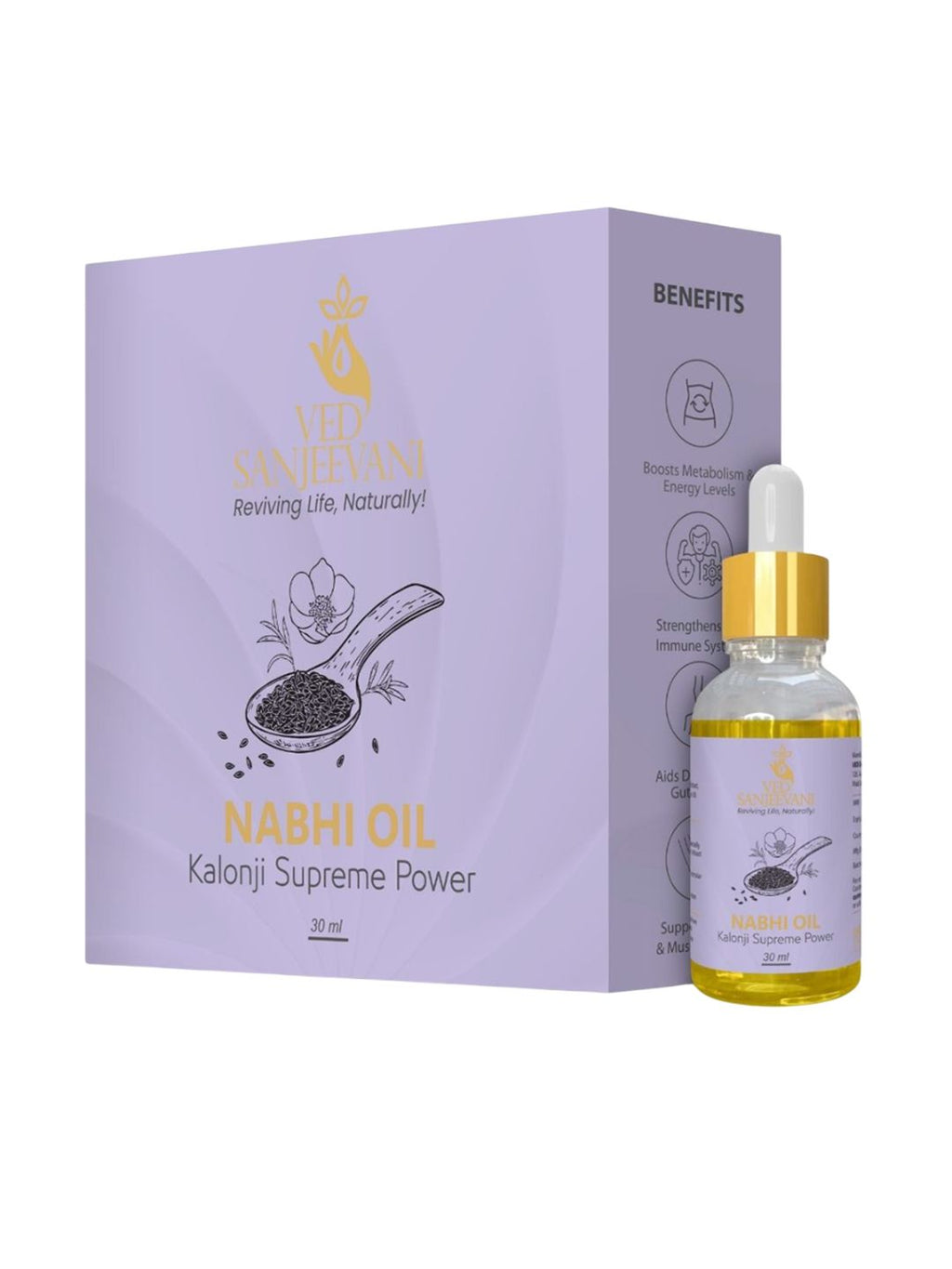 Ved Sanjeevani Kalonji Supreme Nabhi Oil | Grocsy