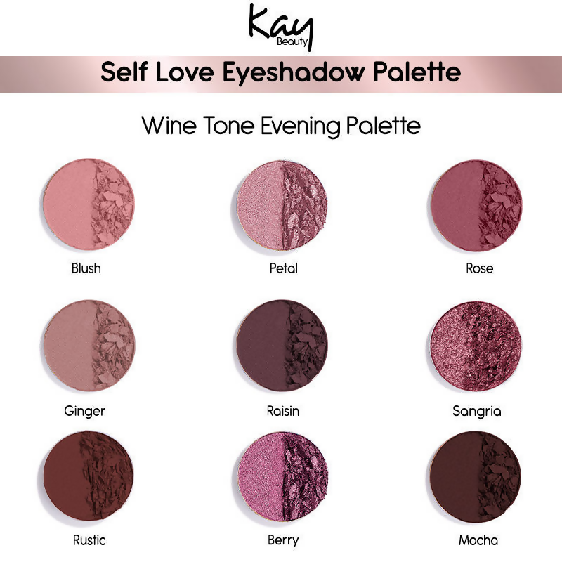 Kay Beauty By Katrina Kaif Eyeshadow Palette - Self Love | Grocsy