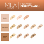 Mila Beaute Longwear Weightless Matte Finish Foundation with SPF 15 - Beige | Grocsy