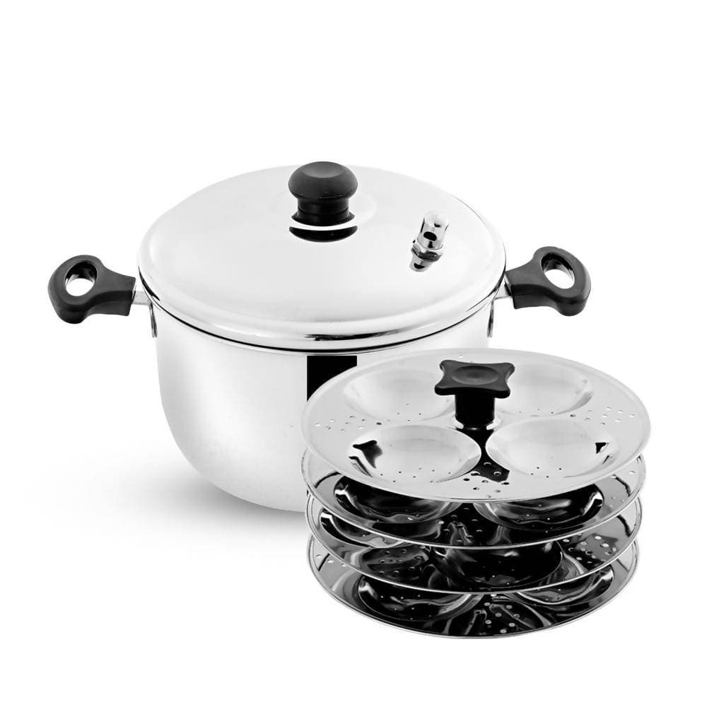 Pigeon- Desire Stainless Steel 4 Plates Idly Maker | Grocsy