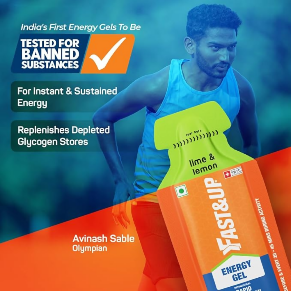Fast&Up Energy Gel-Lime & Lemon flavour | Grocsy