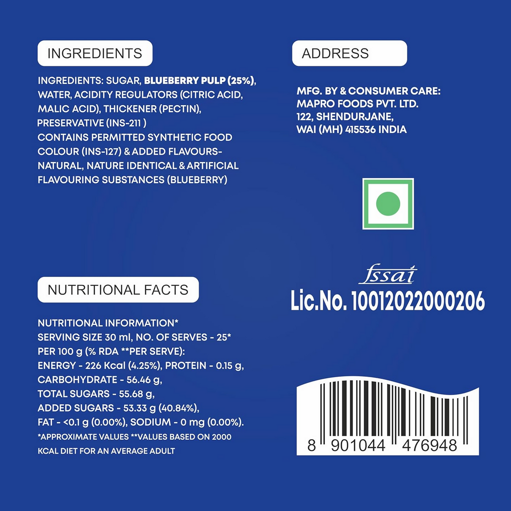 Mapro Blueberry Crush | Grocsy