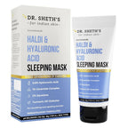 Dr. Sheth's Haldi & Hyaluronic Acid Sleeping Mask Cream For Even Tone, Acne, Dullness & Hydration, For All Skin Types | Grocsy