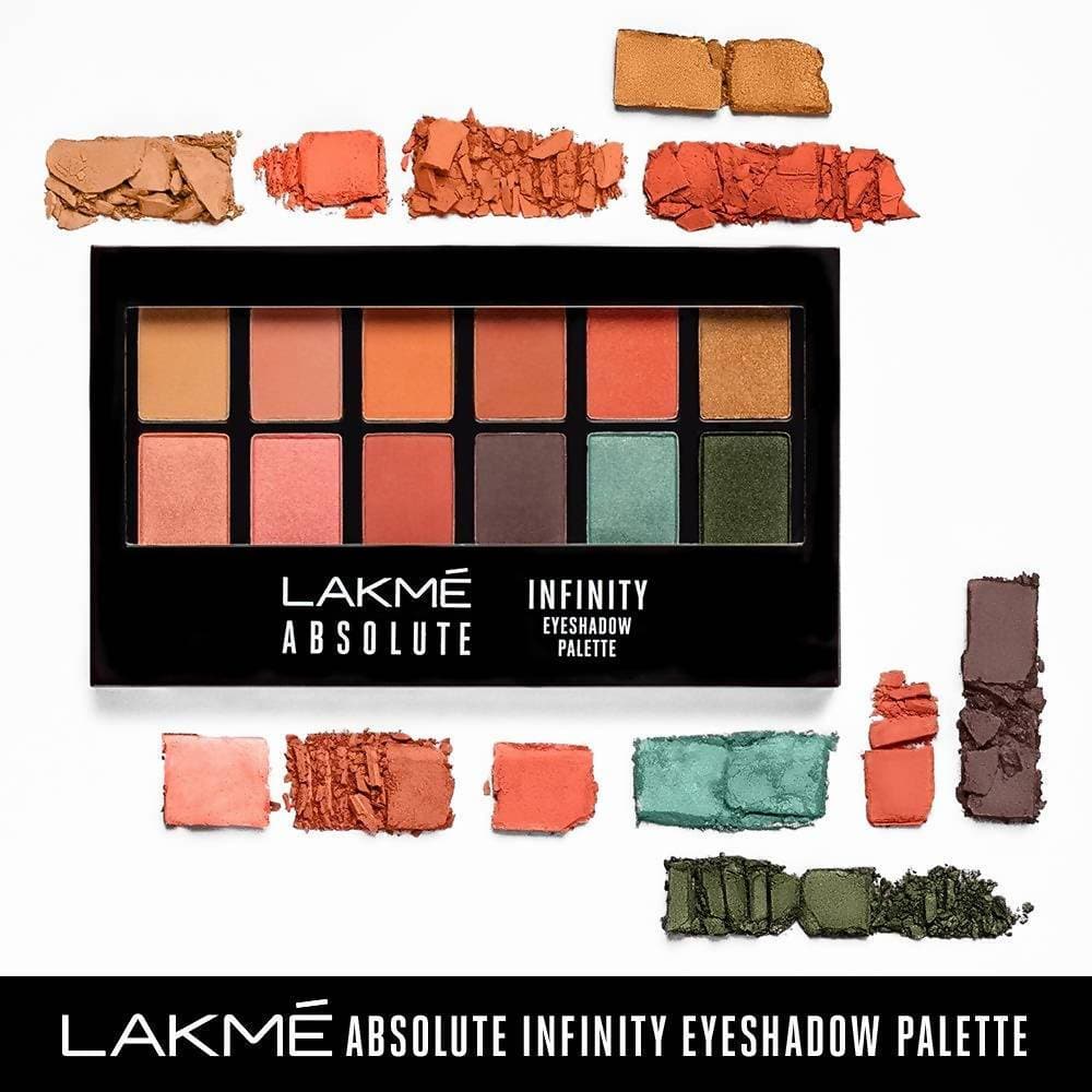 Lakme Absolute Infinity Eye Shadow Palette - Coral Sunset | Grocsy