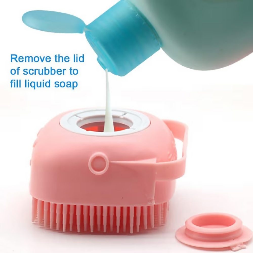 Bronson Professional Silicone Shower Scrubber Exfoliating Bath Brush | Grocsy