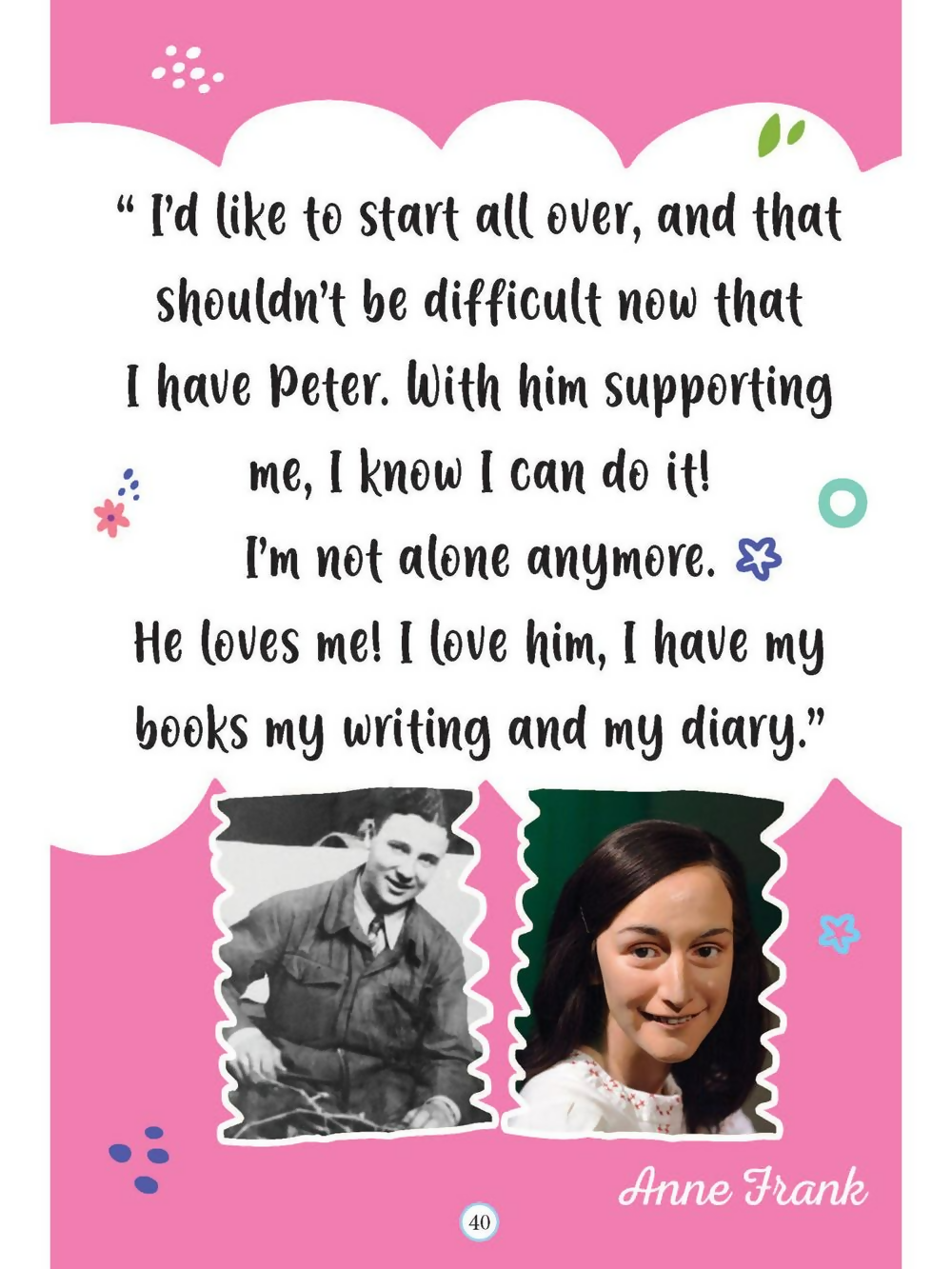 Dreamland Publications Anne Frank Icons of Inspiration Illustrated Biography For Kids | Grocsy