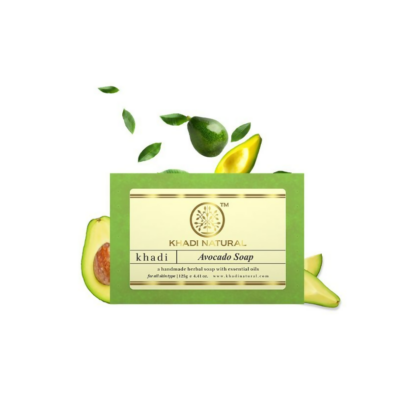 Khadi Natural Avocado Handmade Soap | Grocsy